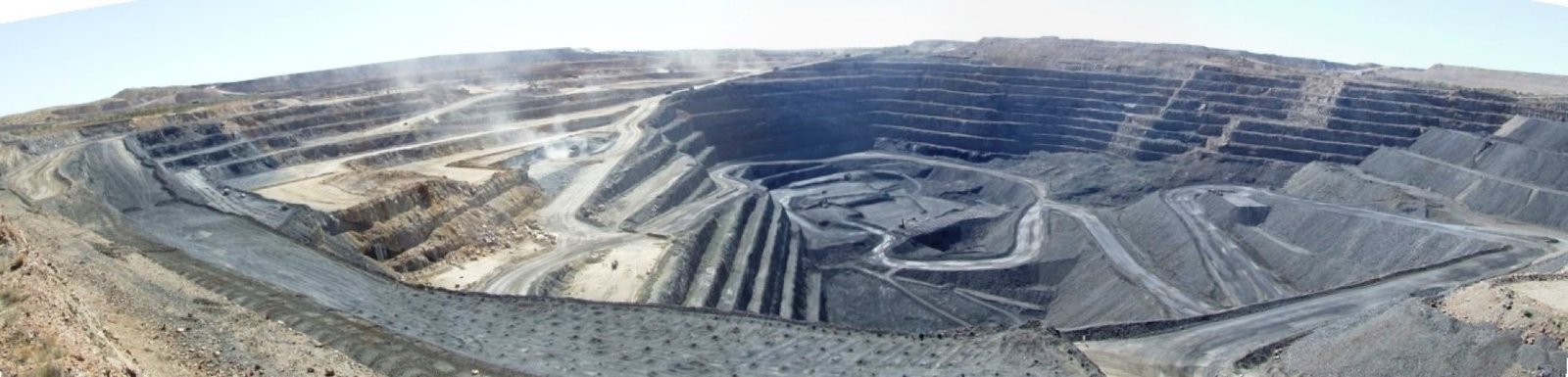 Panorama of the Century open pit mine, Australia.